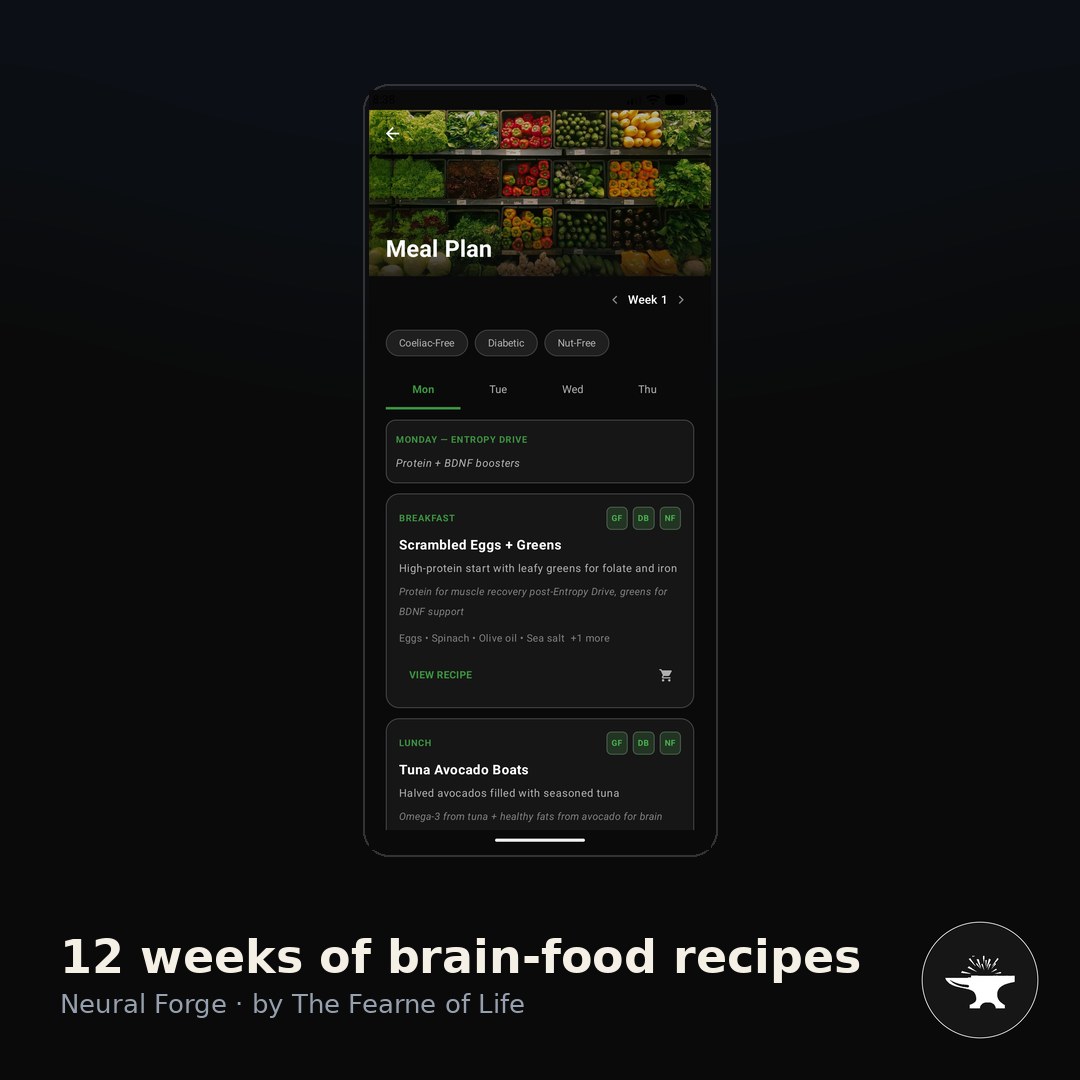 12 weeks of brain-food recipes